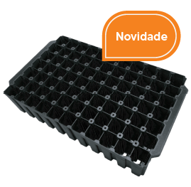 BANDEJA PLÁSTICA RÍGIDA 77 PARA PAPERPOT 45MM